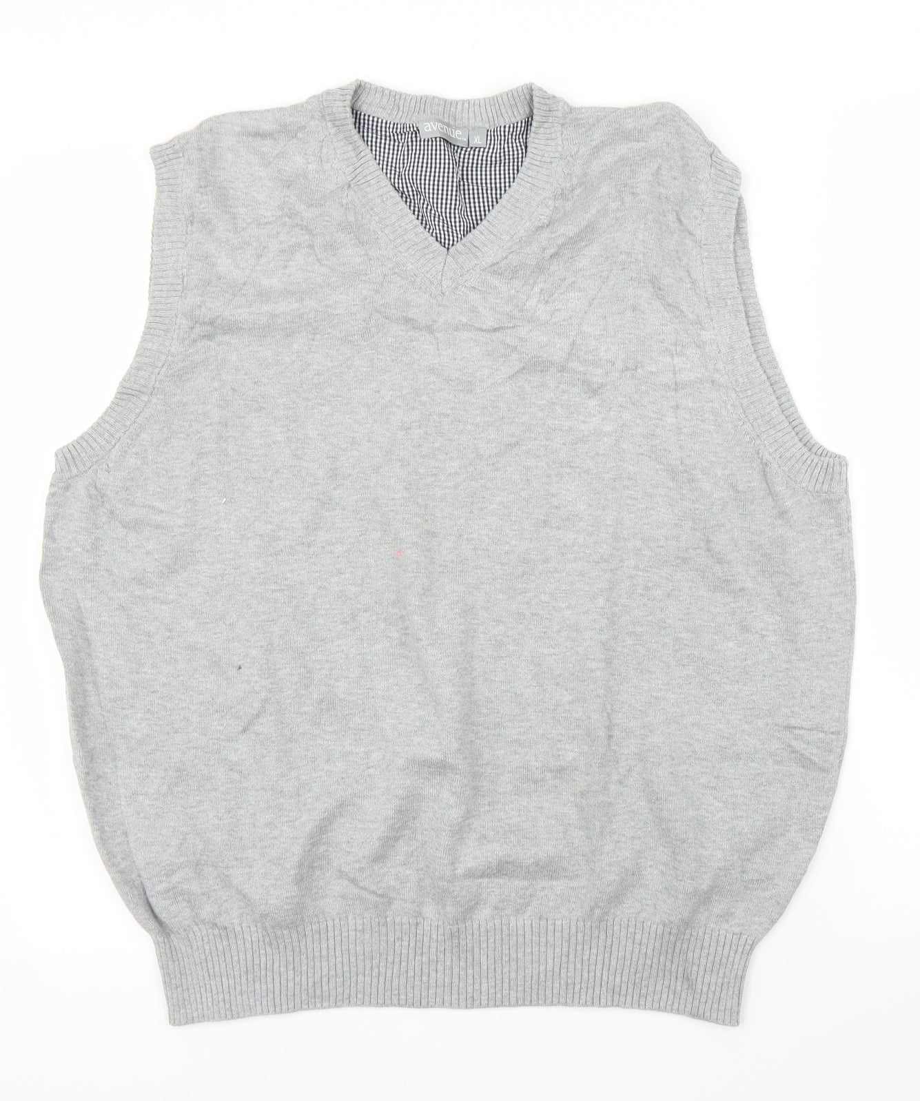 Avenue Mens Grey   Vest Jumper Size XL