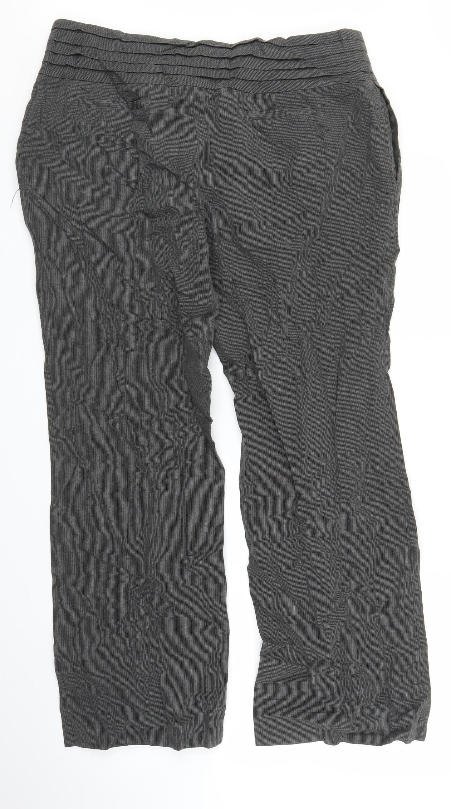 NEXT Womens Grey   Trousers  Size 16 L27 in