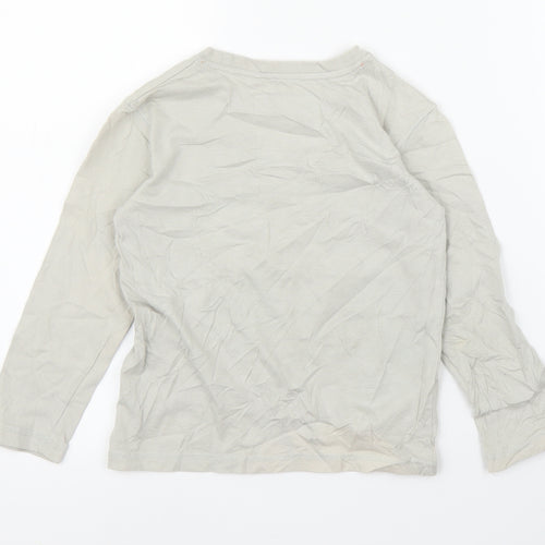 Cherokee Girls Beige   Basic T-Shirt Size 5-6 Years