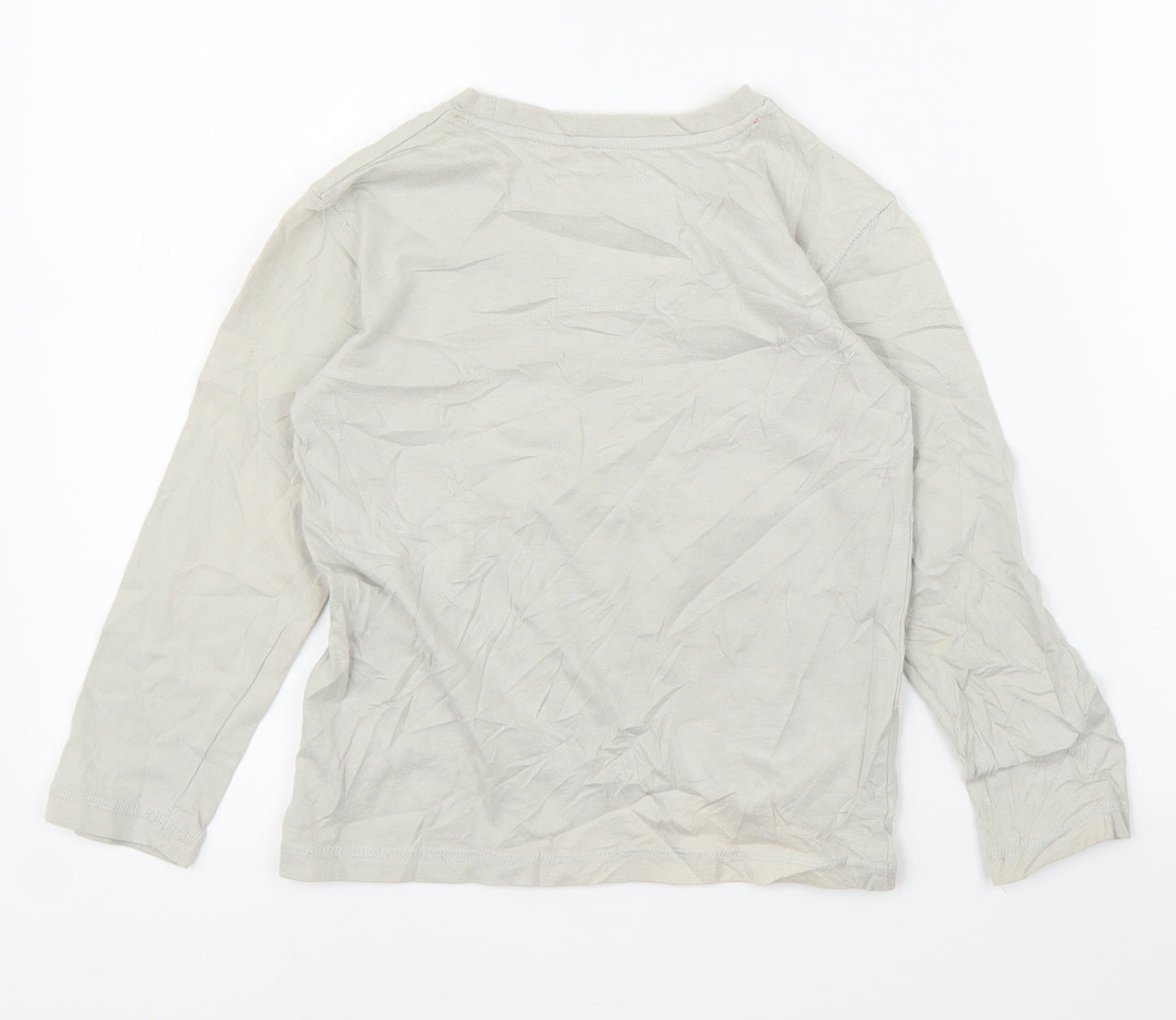 Cherokee Girls Beige   Basic T-Shirt Size 5-6 Years