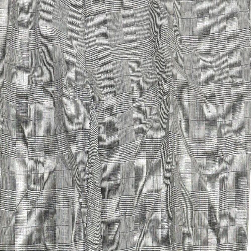 Margaret Howell Womens Grey Plaid  Trousers  Size 16 L28 in