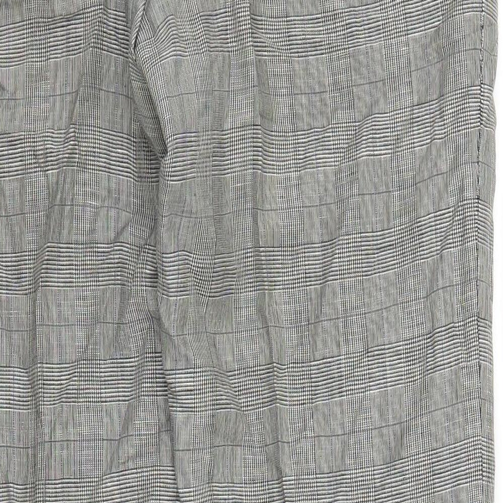 Margaret Howell Womens Grey Plaid  Trousers  Size 16 L28 in