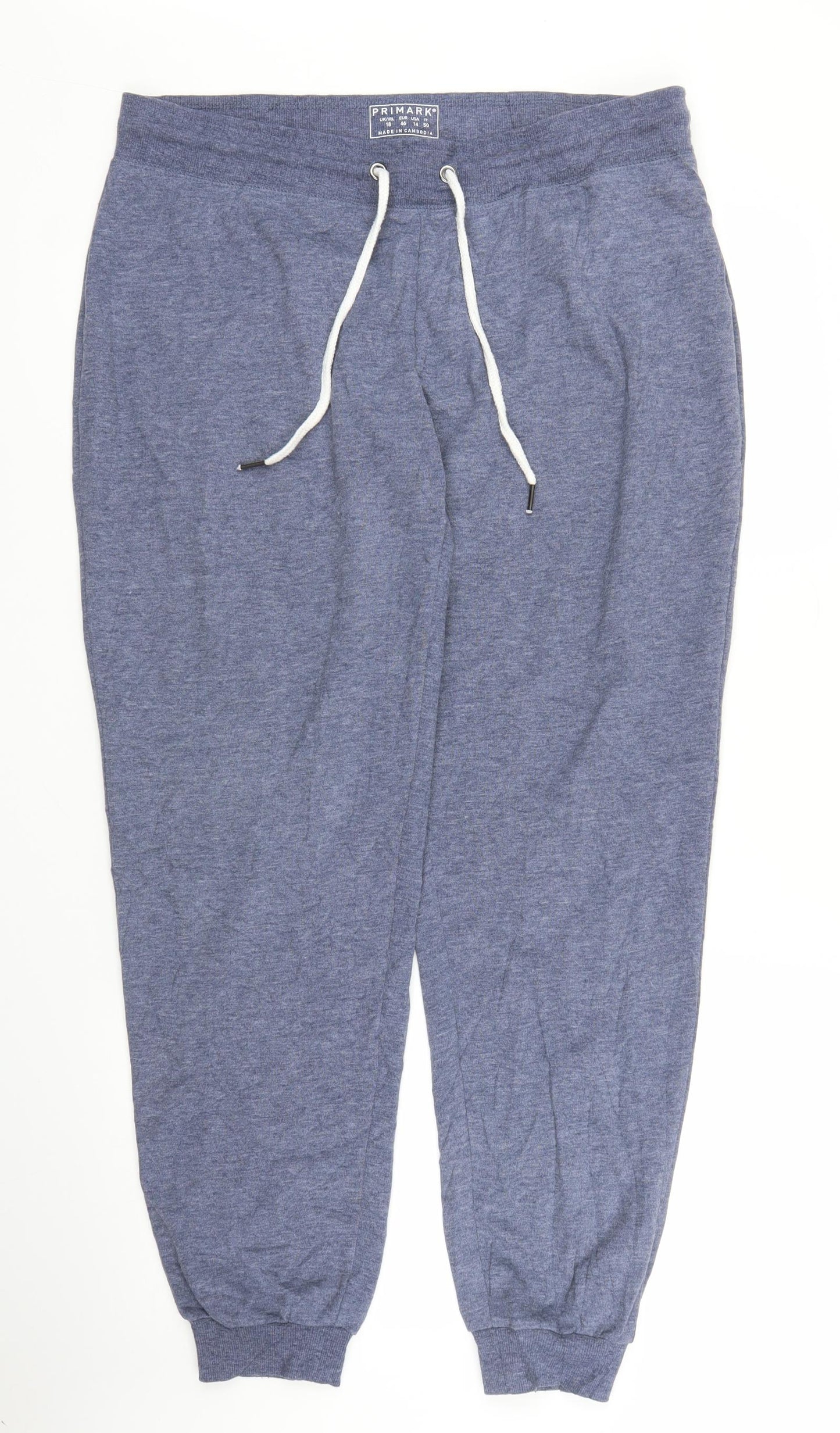 Primark Womens Blue   Sweatpants Trousers Size 18 L28 in