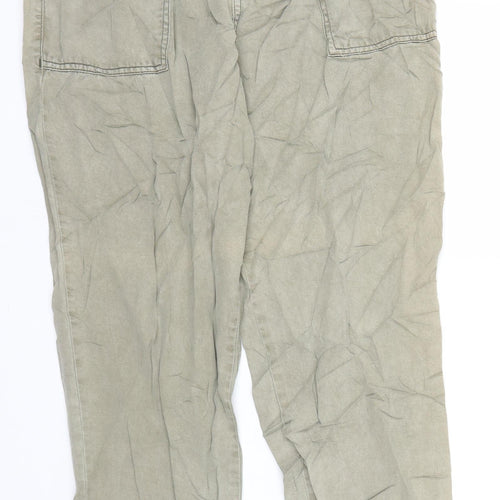 Primark Womens Green   Carpenter Trousers Size 12 L25 in