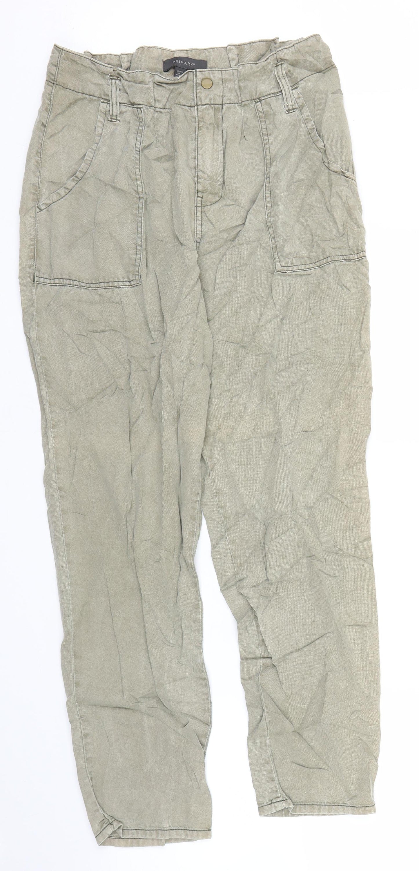 Primark Womens Green   Carpenter Trousers Size 12 L25 in