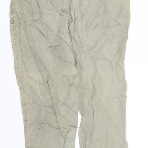 Primark Womens Green   Carpenter Trousers Size 12 L25 in