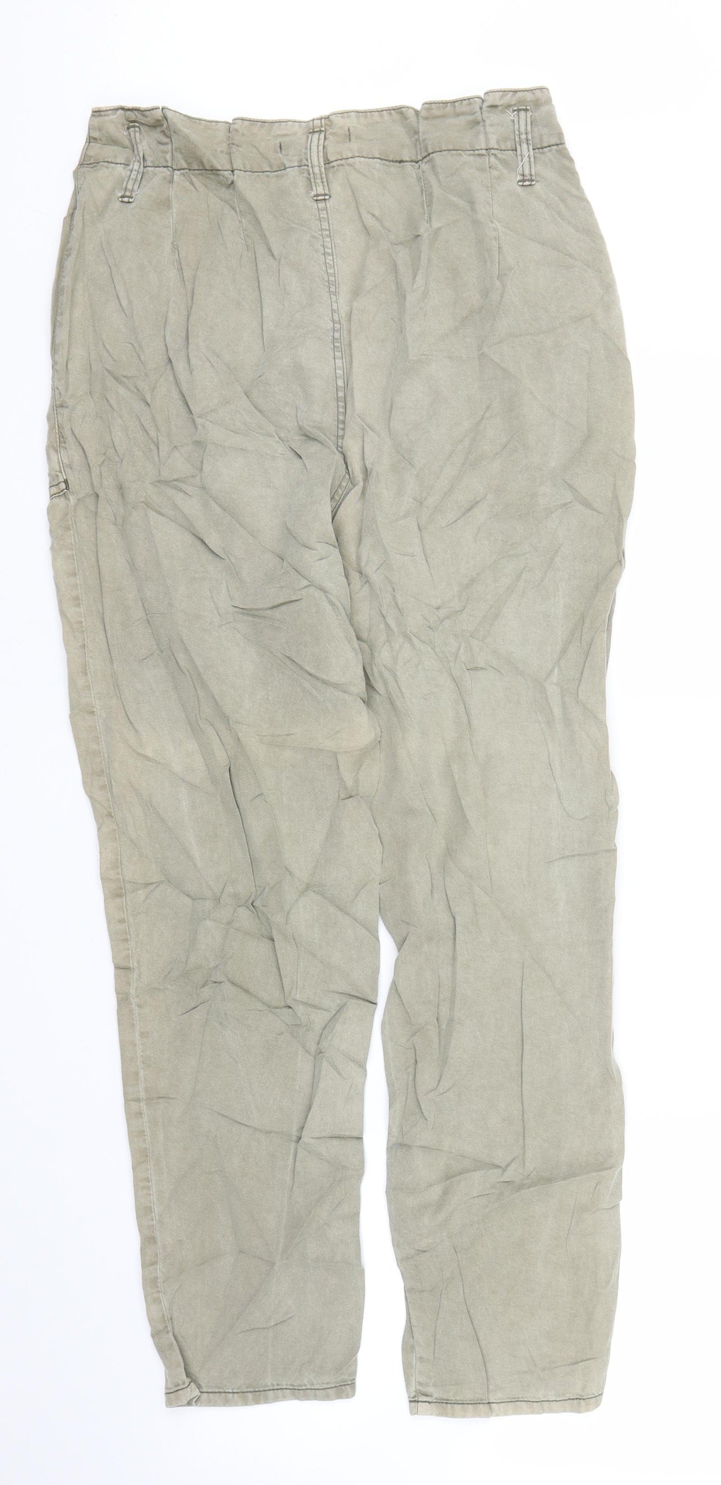 Primark Womens Green   Carpenter Trousers Size 12 L25 in