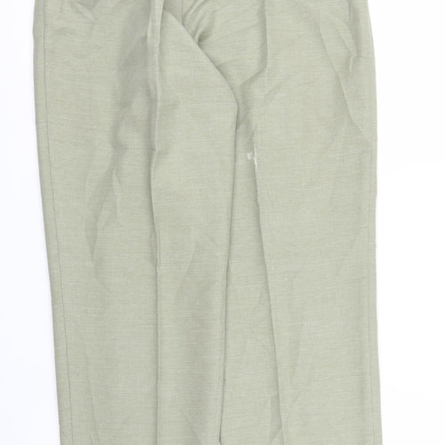 M&S Womens Green   Trousers  Size 14 L24 in