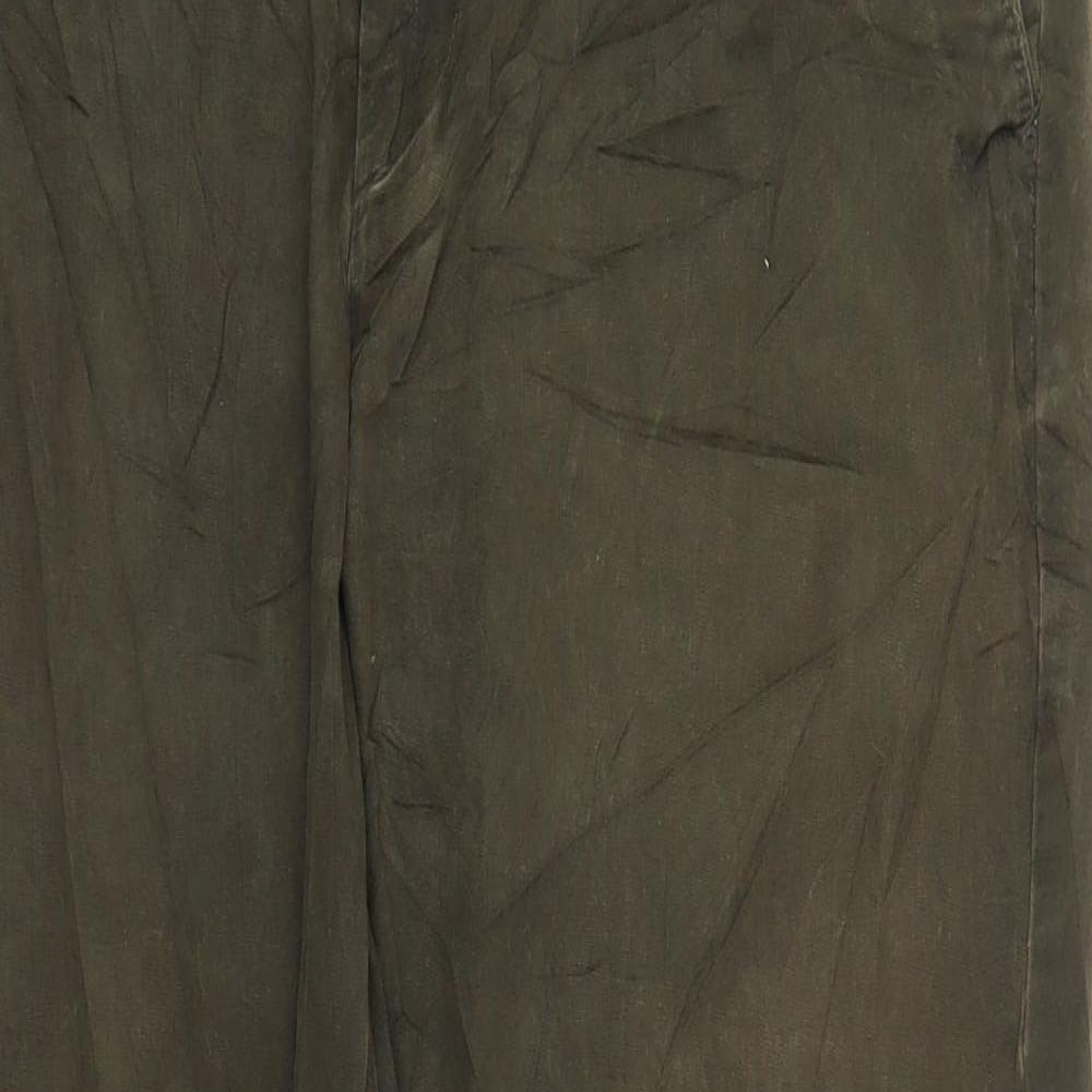 M&S Mens Green   Chino Trousers Size 34 in L26 in