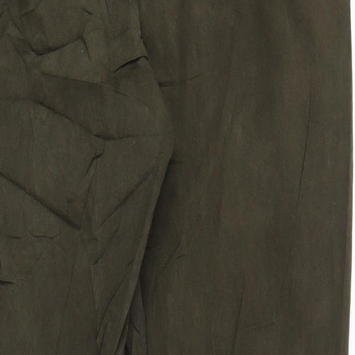 M&S Mens Green   Chino Trousers Size 34 in L26 in