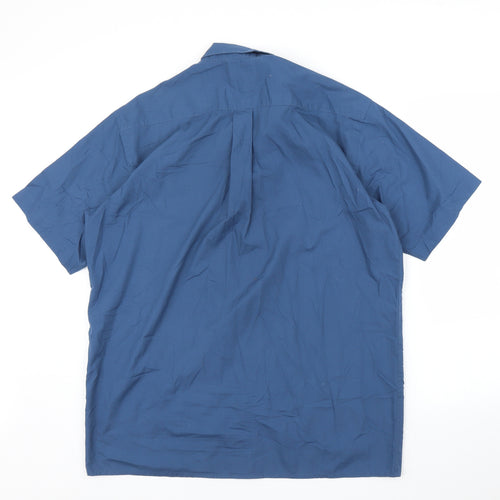 Academy Mens Blue    Button-Up Size L