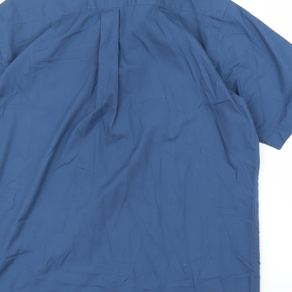 Academy Mens Blue    Button-Up Size L