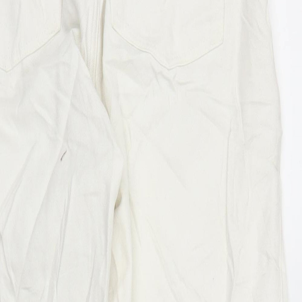 Weekday Mens White  Denim Straight Jeans Size 30 in L30 in
