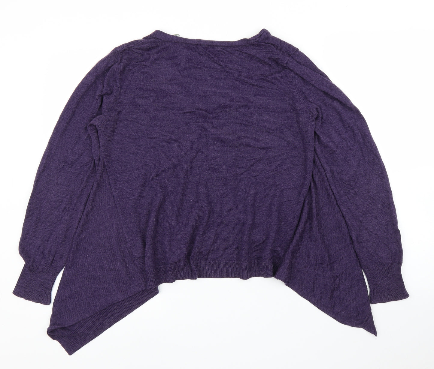 TU Womens Purple   Cardigan Jumper Size 14