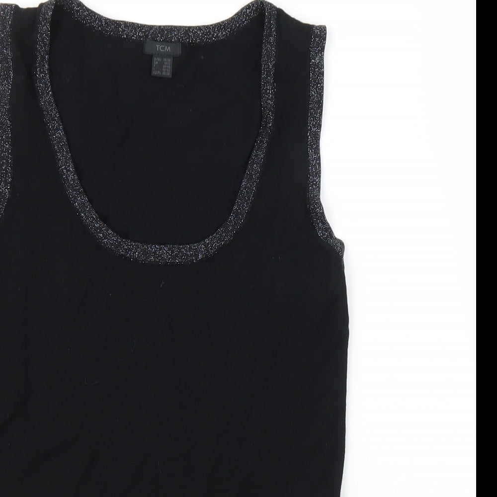 TCM Womens Black   Basic Blouse Size 10