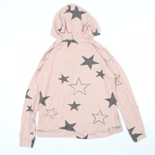 M&S Womens Pink Solid  Top Pyjama Top Size 10