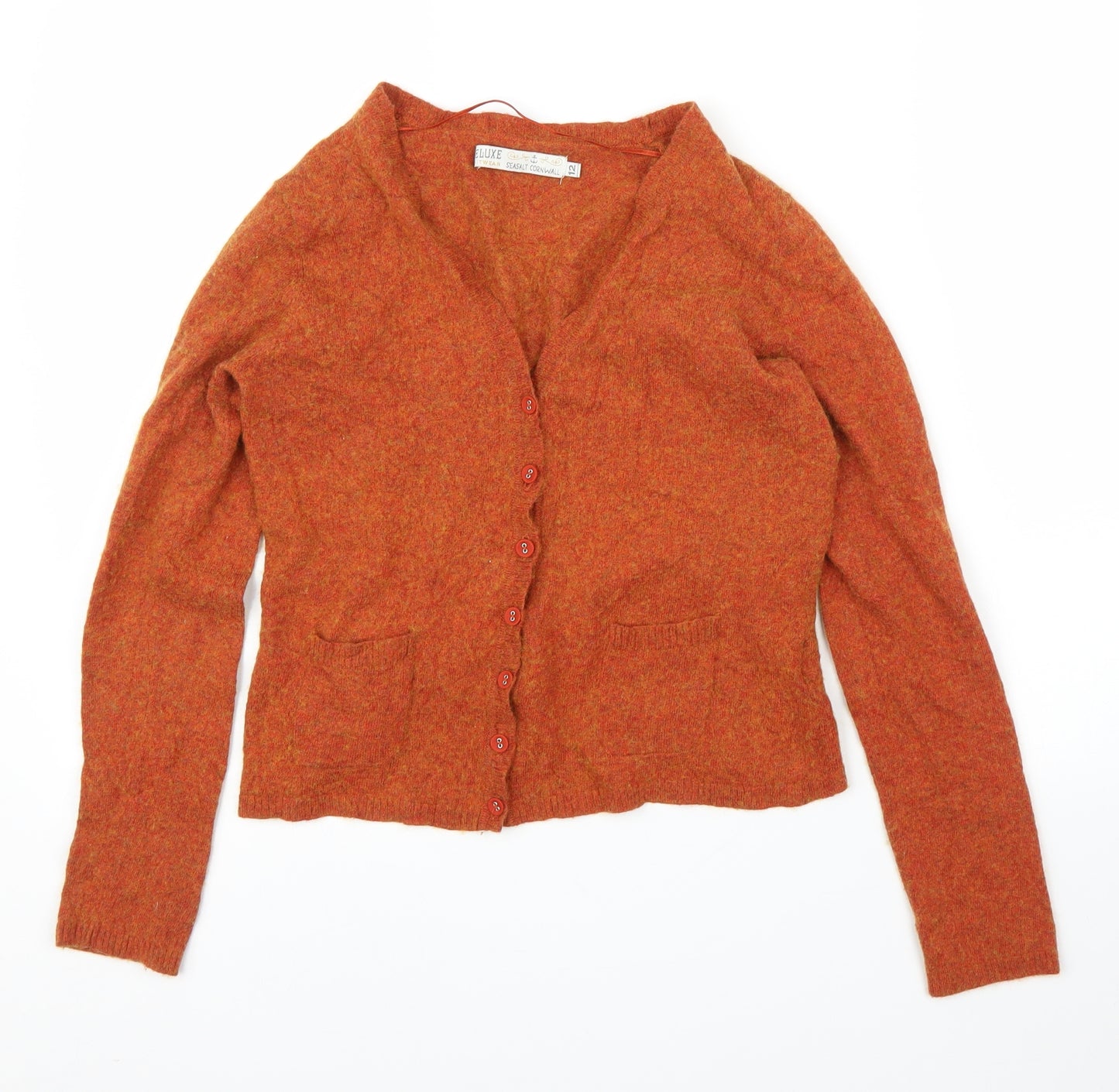 Seasalt Womens Orange   Cardigan Jumper Size 12