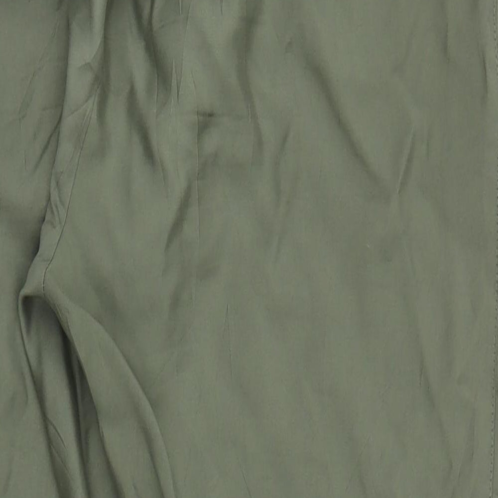 Peacocks Womens Green   Bloomer Trousers Size 14 L24 in