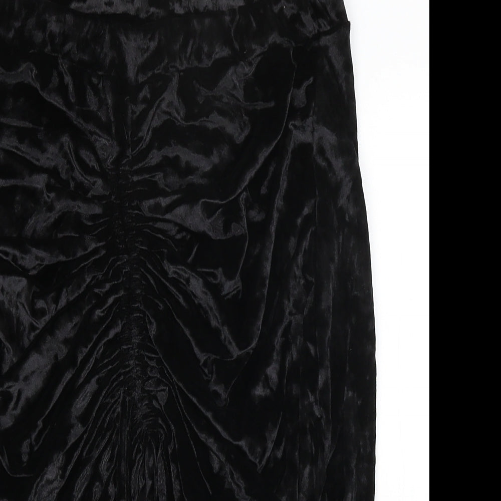 Pretty Little Thing Womens Black   Mini Skirt Size 14