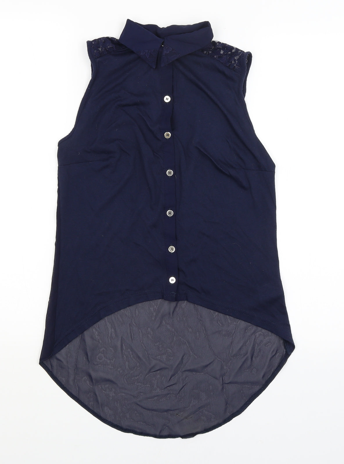 Atmosphere Womens Blue   Basic Button-Up Size 10