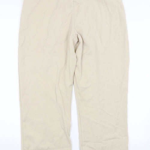 Emma Collection Womens Beige   Trousers  Size 14 L27 in
