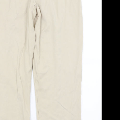 Emma Collection Womens Beige   Trousers  Size 14 L27 in