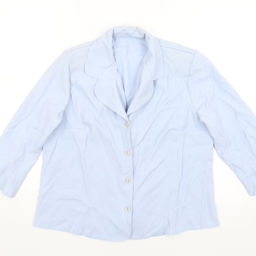 Preworn Womens Blue   Jacket Blazer Size 14