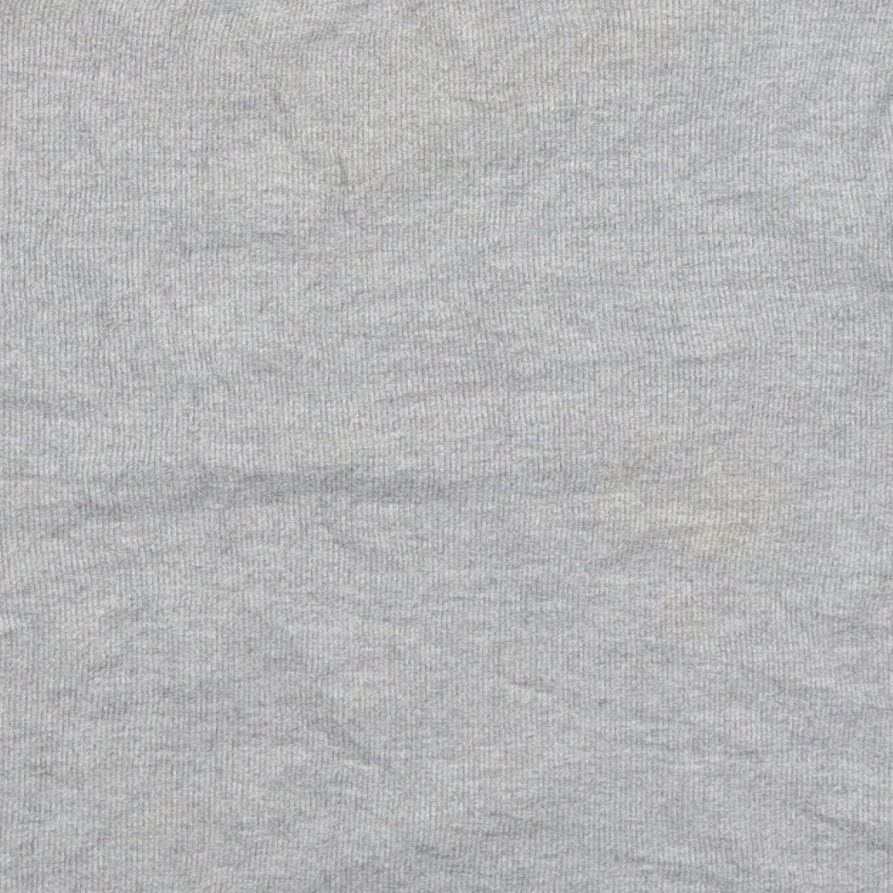 Zara Womens Grey   Cropped T-Shirt Size S