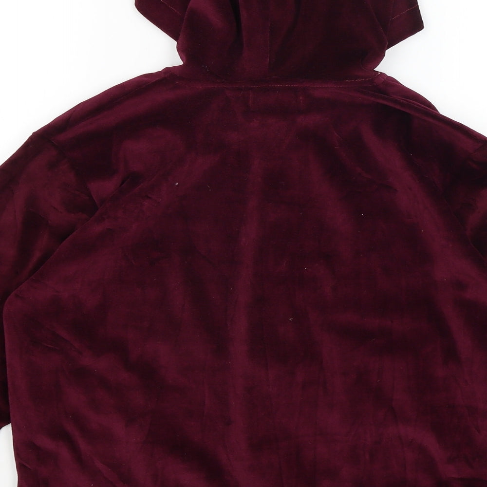 Audace Womens Red   Full Zip Hoodie Size 12