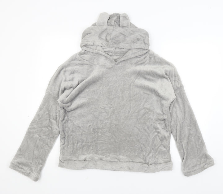 Preworn Womens Grey   Pullover Hoodie Size M