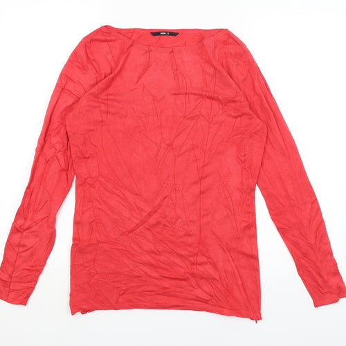 HEMA Womens Red   Basic T-Shirt Size S