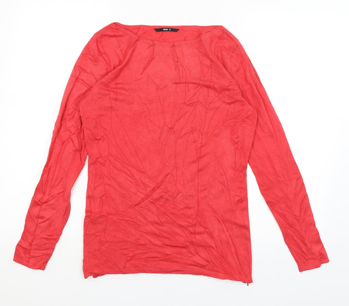 HEMA Womens Red   Basic T-Shirt Size S