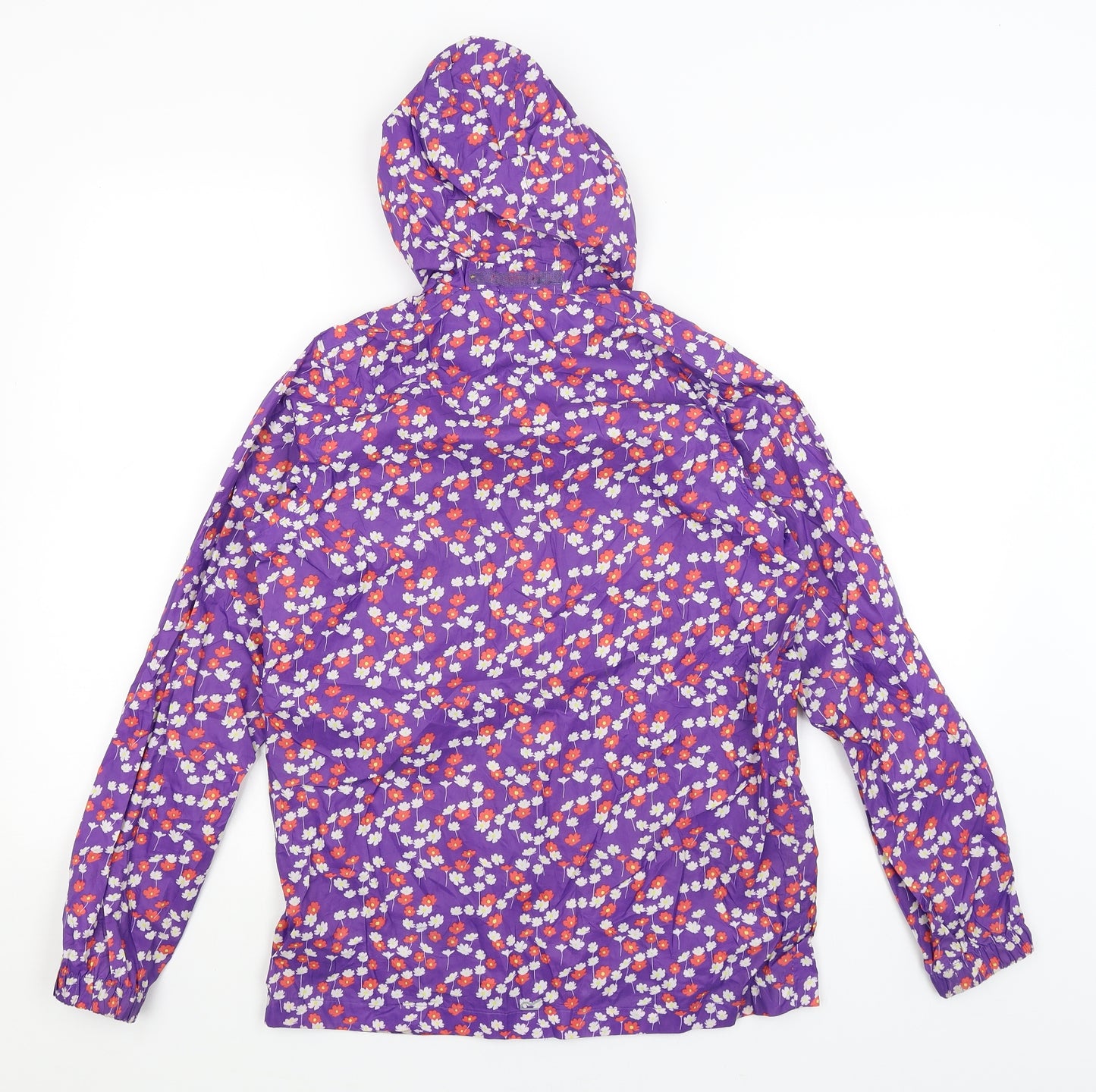 Regatta Girls Purple Floral  Rain Coat Coat Size 13-14 Years