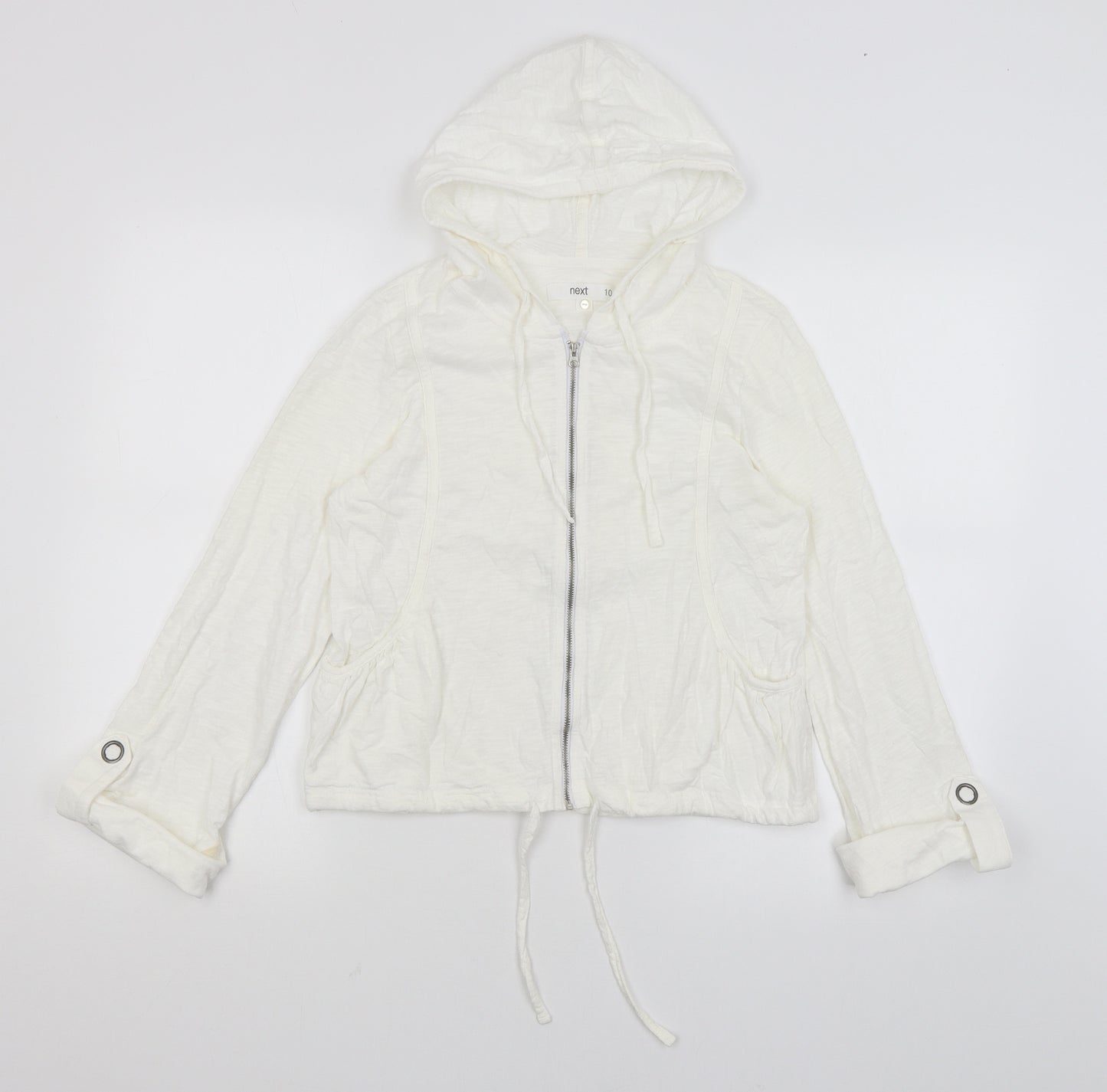 NEXT Womens White   Pullover Hoodie Size 10