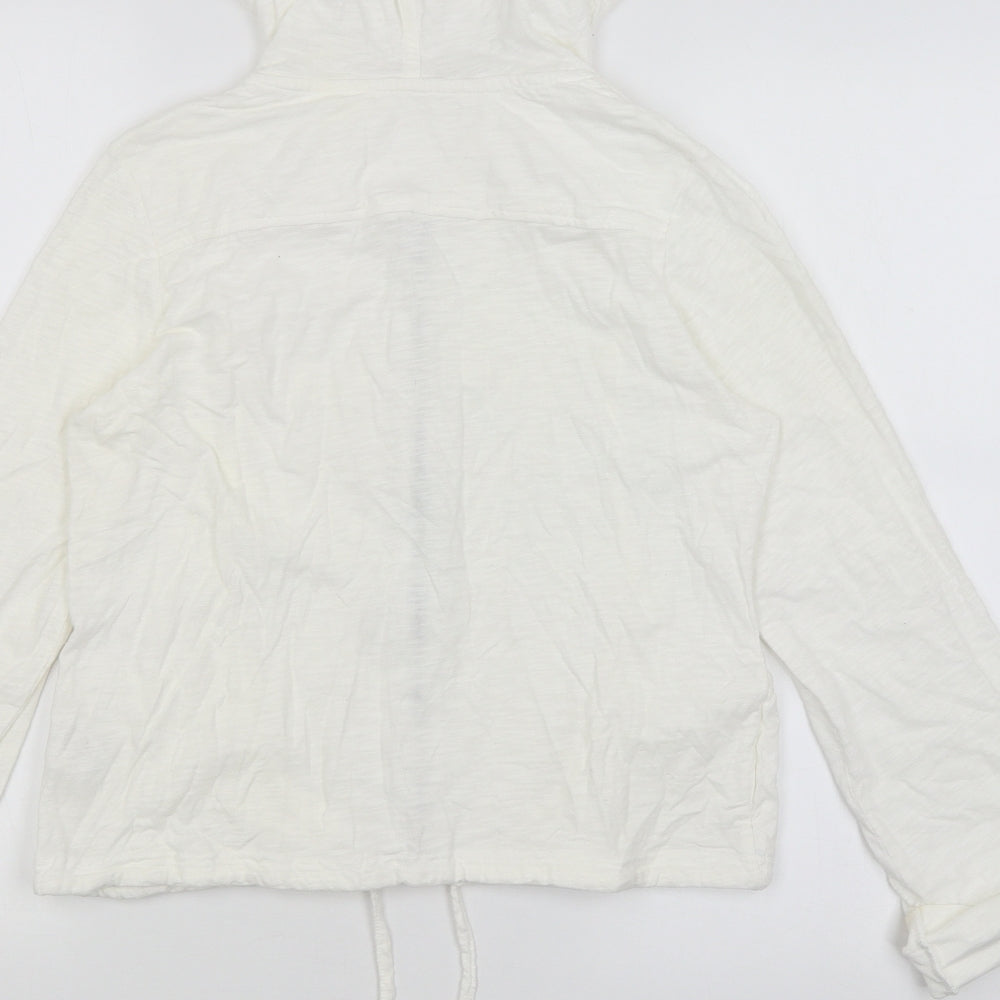 NEXT Womens White   Pullover Hoodie Size 10