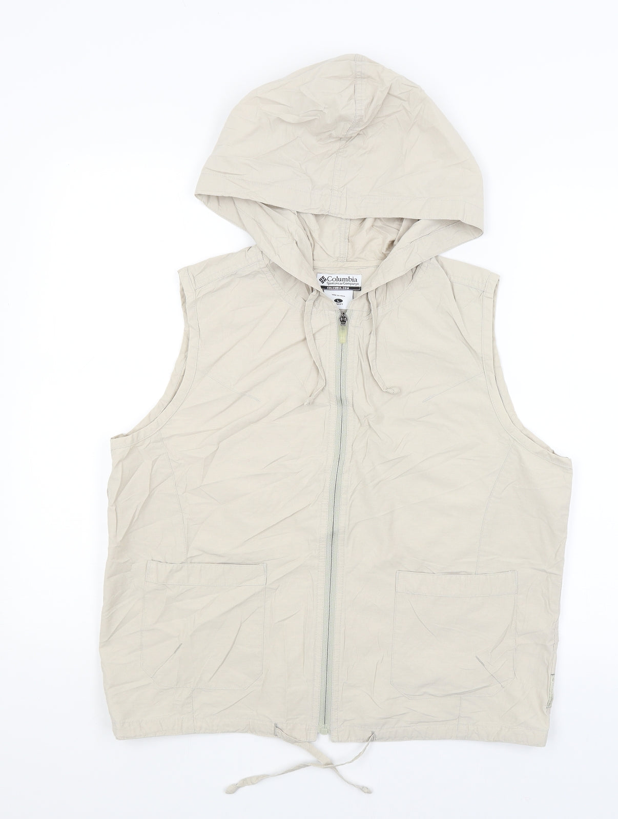 Columbia Womens Beige   Gilet Jacket Size L