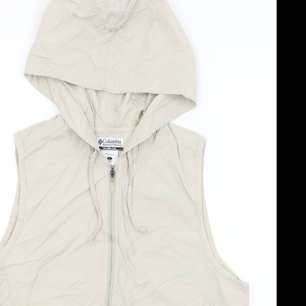 Columbia Womens Beige   Gilet Jacket Size L