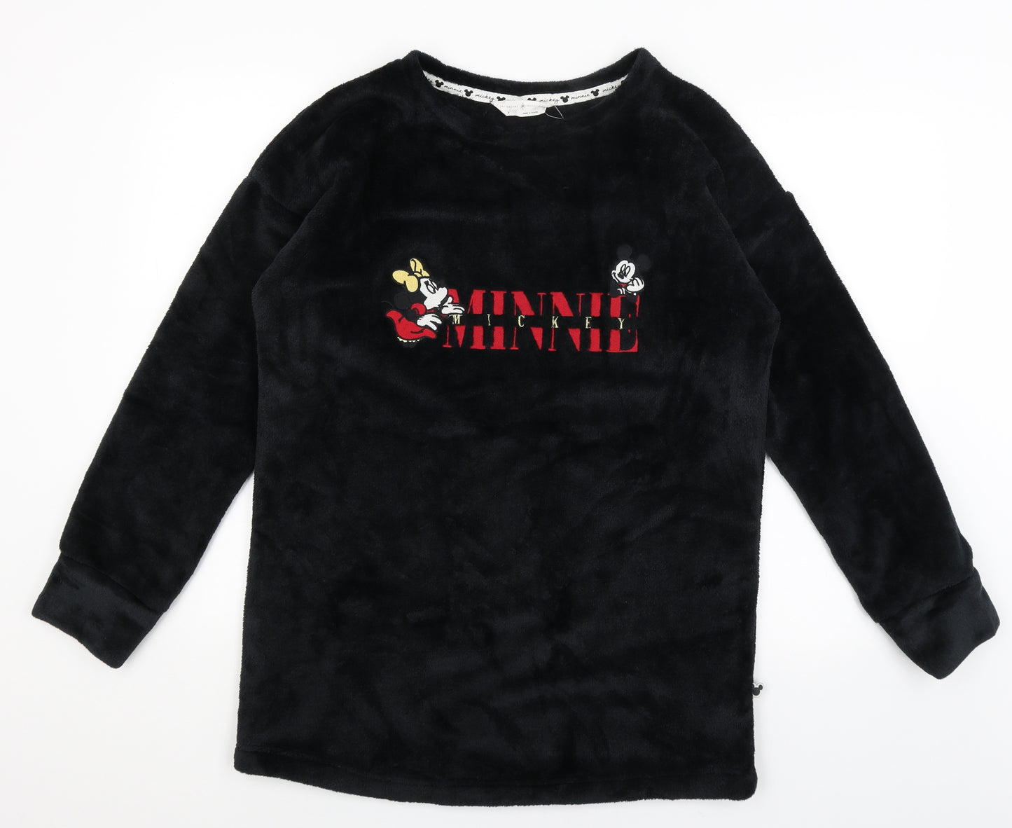 M&S Womens Black   Pullover Jumper Size 8  - Minnie & Mickey