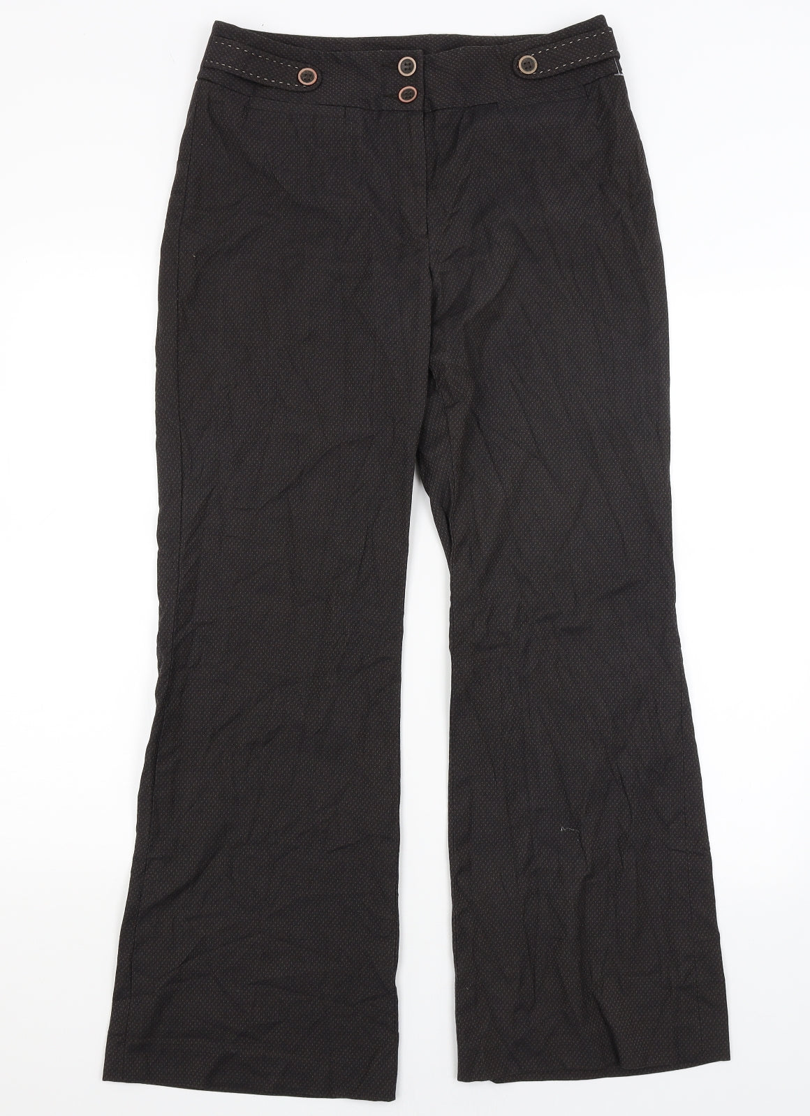 NEXT Womens Brown   Trousers  Size 12 L29 in