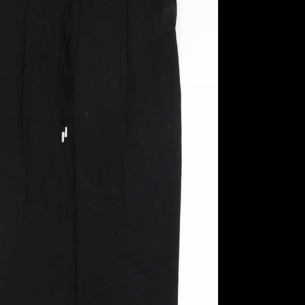 M&S Womens Black   Trousers  Size 12 L27 in