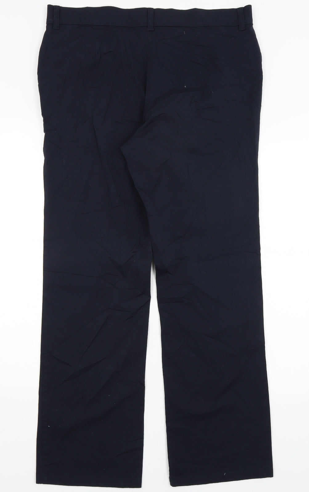 M&S Womens Blue   Trousers  Size 10 L30 in