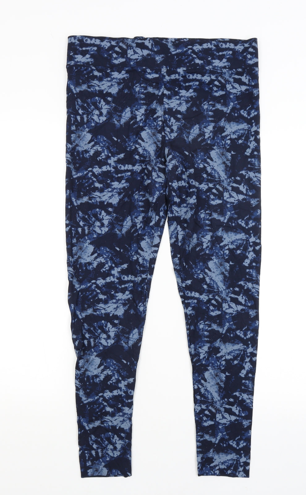 M&S Womens Blue   Capri Leggings Size 14 L27 in