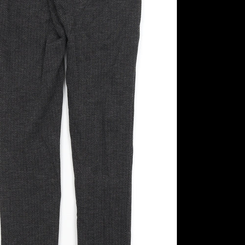M&S Womens Grey   Trousers  Size 8 L27 in