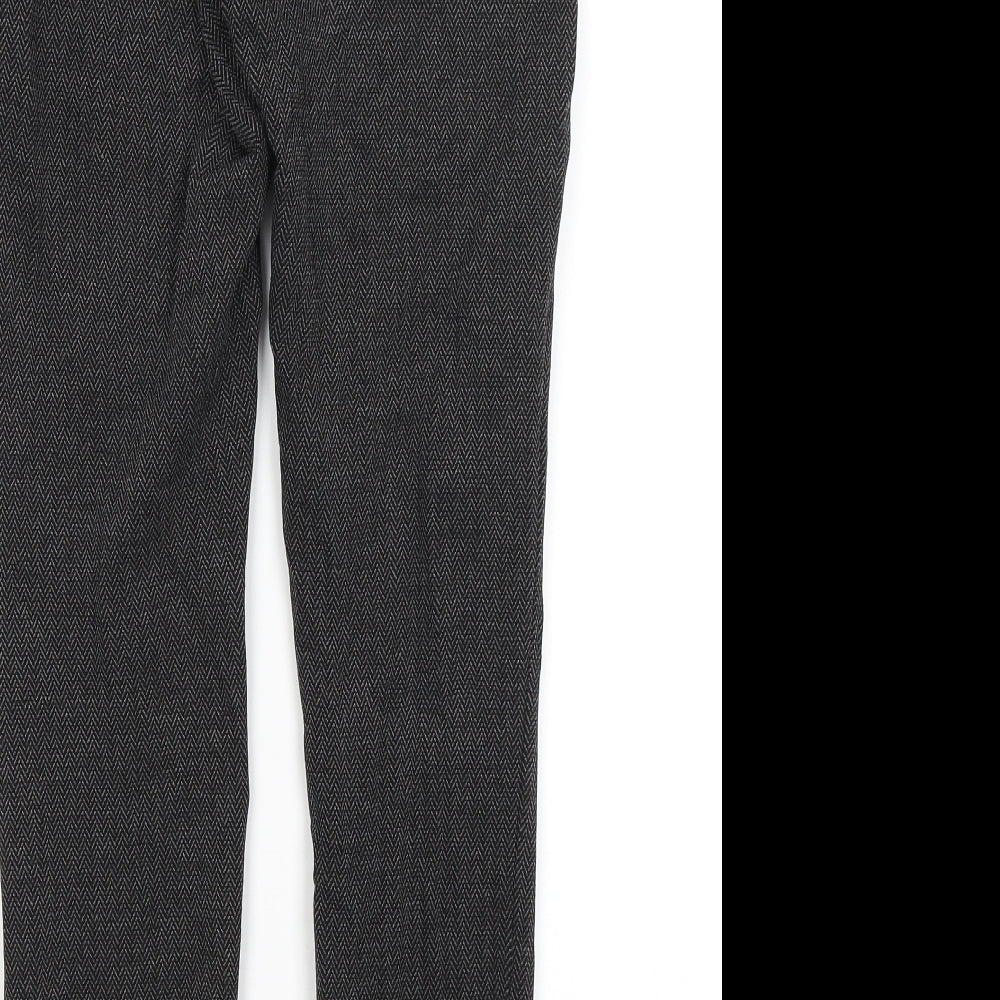 M&S Womens Grey   Trousers  Size 8 L27 in