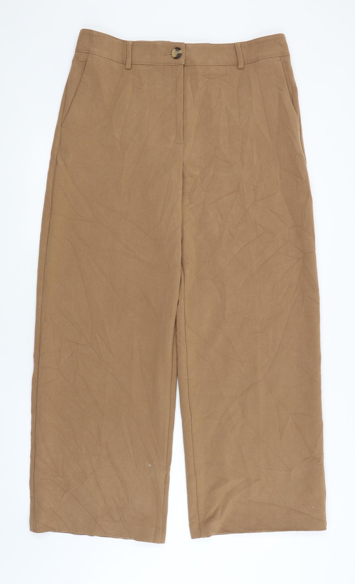 M&S Womens Brown   Trousers  Size 16 L30 in
