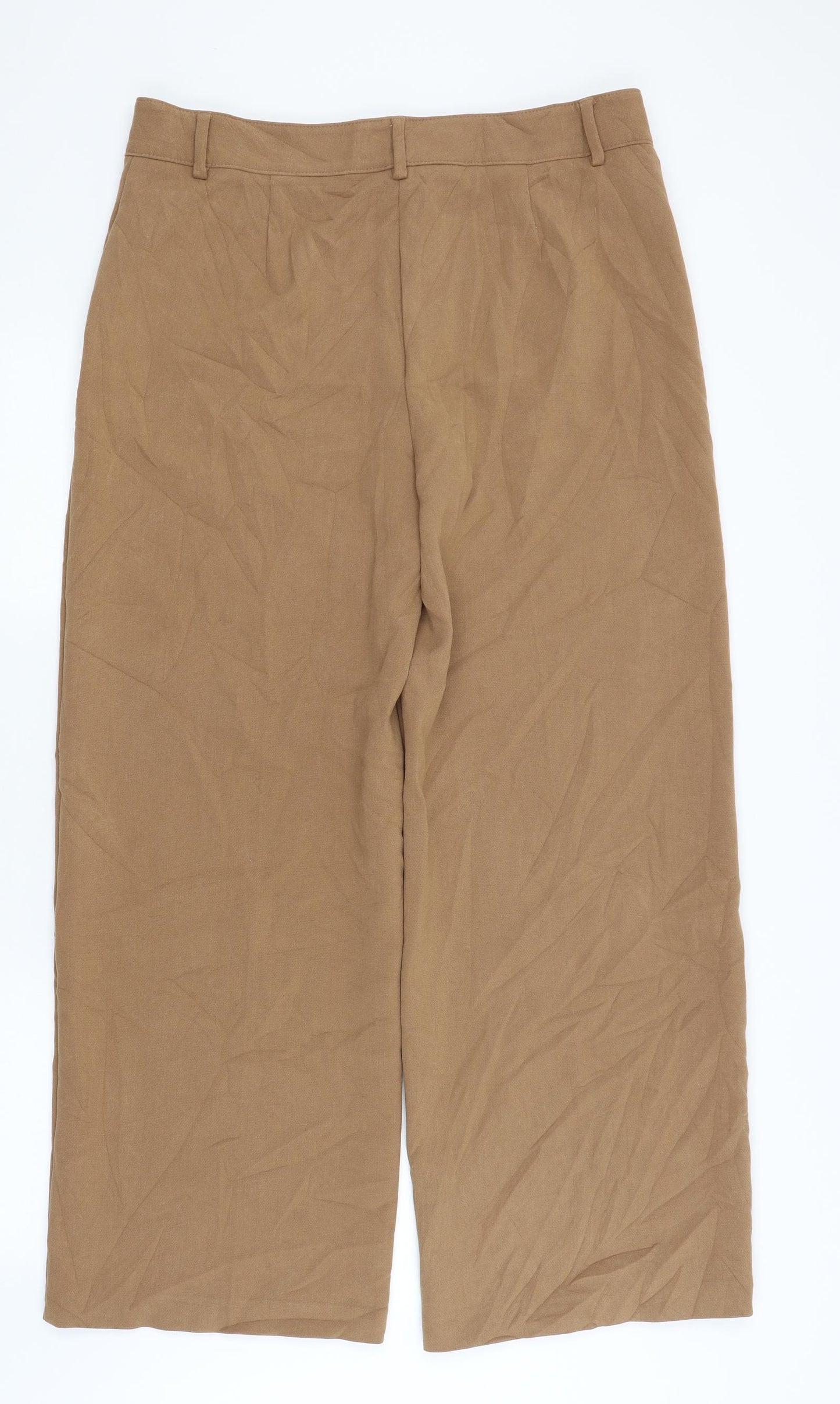 M&S Womens Brown   Trousers  Size 16 L30 in