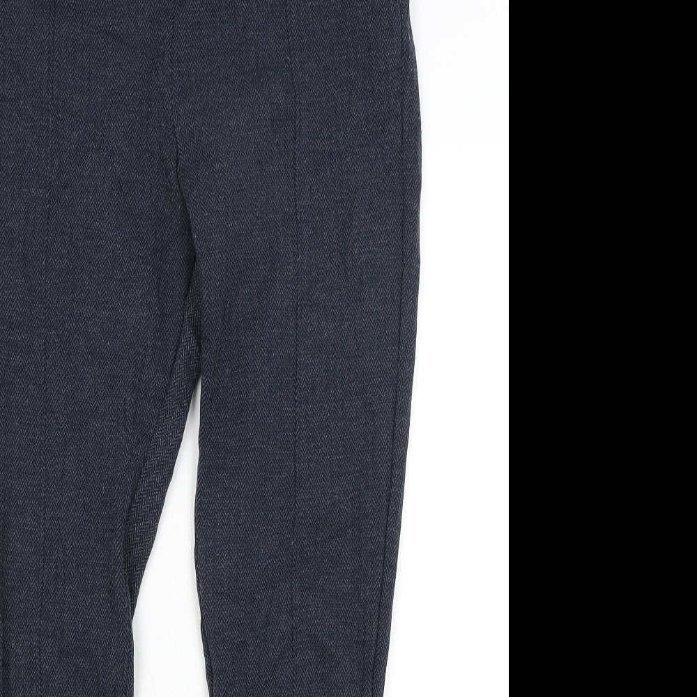 M&S Womens Blue   Trousers  Size 14 L27 in