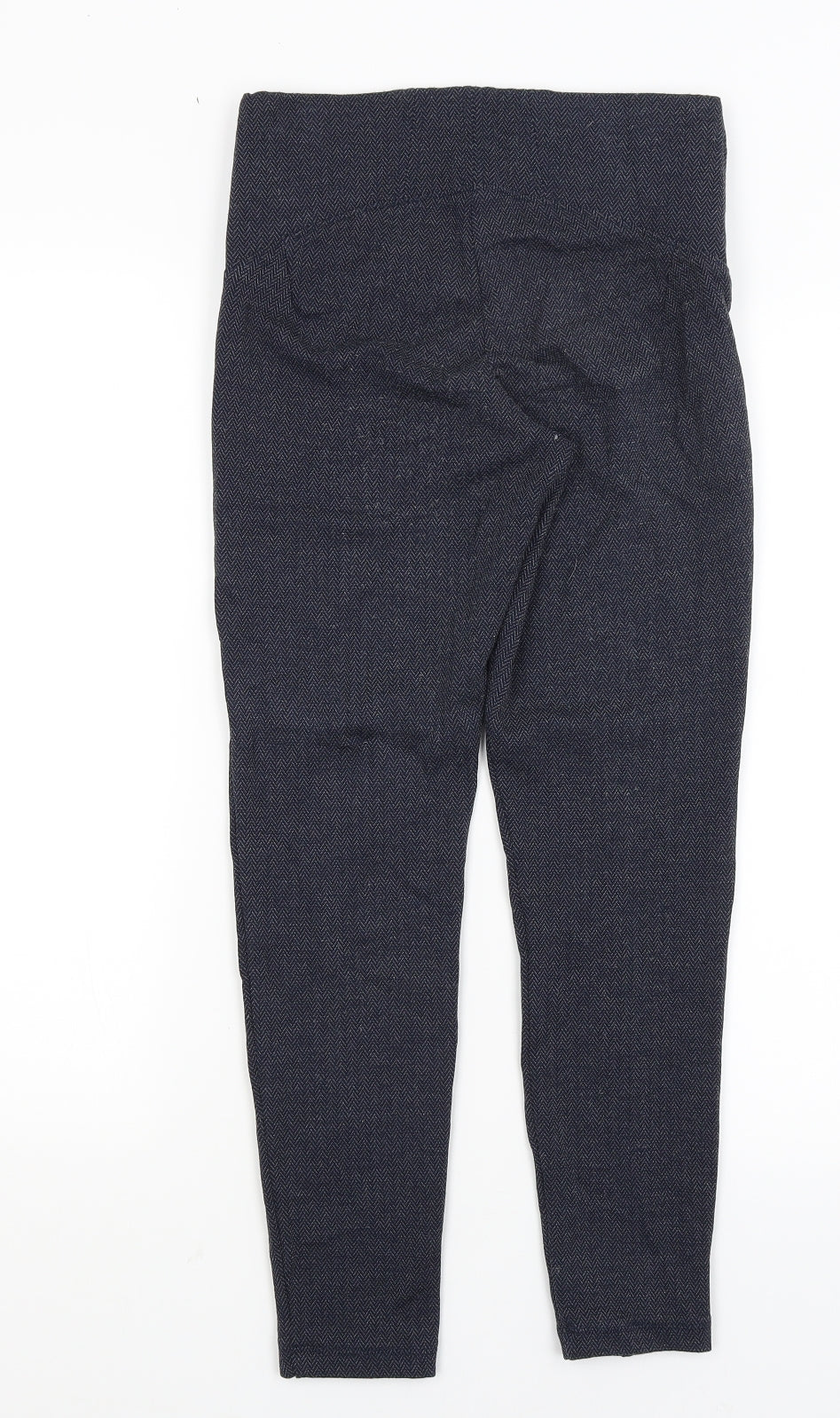 M&S Womens Blue   Trousers  Size 8 L25 in