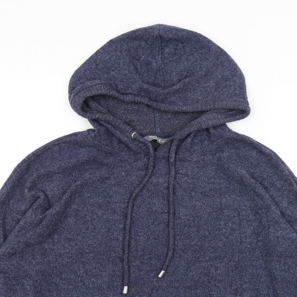 Nutmeg Womens Blue   Pullover Hoodie Size 8