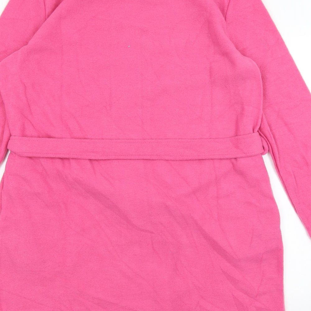 Toison Dor Womens Pink   Overcoat Coat Size L